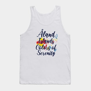 Åland Islands Colors Of Serenity Tank Top